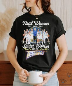 Official Golden State Warriors real women love basketball smart women love the 2023 signatures shirt