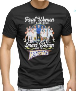 Official Golden State Warriors real women love basketball smart women love the 2023 signatures shirt