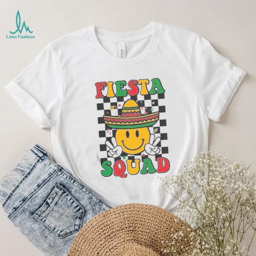 Official Hippie Smile Face Cinco De Mayo Fiesta Squad Family Matching Shirt