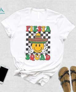 Official Hippie Smile Face Cinco De Mayo Fiesta Squad Family Matching Shirt