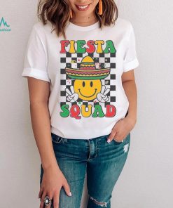 Official Hippie Smile Face Cinco De Mayo Fiesta Squad Family Matching Shirt