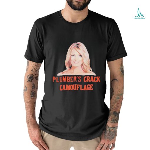 Official Humor Plumber Crack Camouflage Shirt