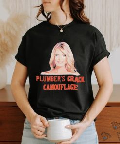 Official Humor Plumber Crack Camouflage Shirt