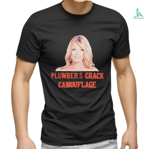 Official Humor Plumber Crack Camouflage Shirt