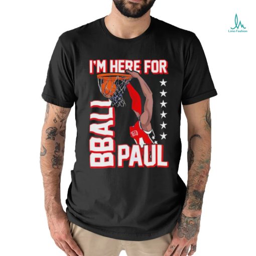 Official I’m Here For Bball Paul Shirt