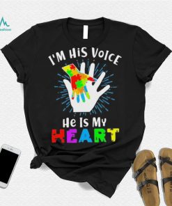 Official I’m His Voice He Is My Heart Autism Awareness Svg T shirt