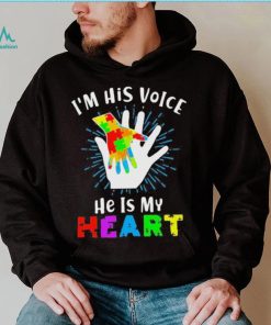 Official I’m His Voice He Is My Heart Autism Awareness Svg T shirt