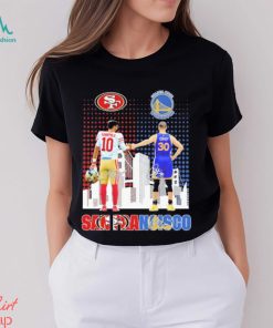 Official Jimmy Garoppolo And Stephen Curry San Francisco City Skyline Signatures Shirt