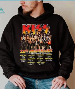 Official Kizz 50th Anniversary 1973 2023 signatures shirt