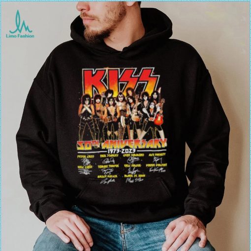 Official Kizz 50th Anniversary 1973 2023 signatures shirt
