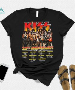 Official Kizz 50th Anniversary 1973 2023 signatures shirt