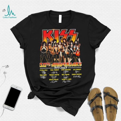 Official Kizz 50th Anniversary 1973 2023 signatures shirt