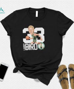 Official Larry Bird 33 Boston Celtics caricature shirt