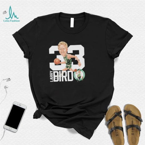 Official Larry Bird 33 Boston Celtics caricature shirt