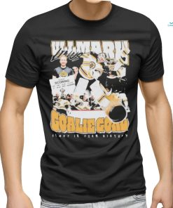 Official Linus Ullmark Goalie Goal first in team history shirt