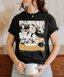 Official Linus Ullmark Goalie Goal first in team history shirt