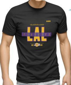 Official Los Angeles Lakers 2022 2023 NBA Playoffs Jump Ball T Shirt