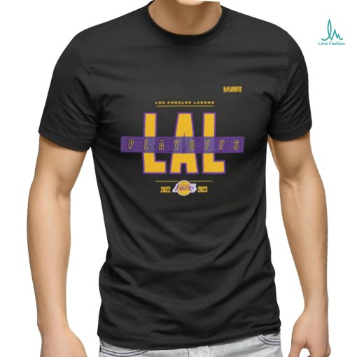 Official Los Angeles Lakers 2022 2023 NBA Playoffs Jump Ball T Shirt