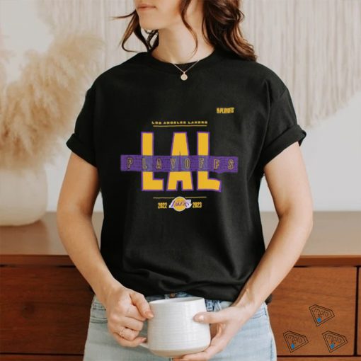 Official Los Angeles Lakers 2022 2023 NBA Playoffs Jump Ball T Shirt