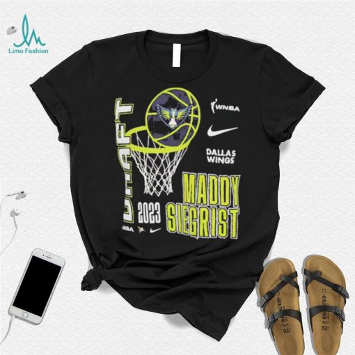 Official Maddy Siegrist Dallas Wings Nike Unisex 2023 Wnba Draft Name Number T Shirt