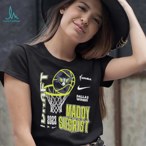 Official Maddy Siegrist Dallas Wings Nike Unisex 2023 Wnba Draft Name Number T Shirt