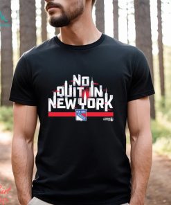 Official No Quit New York 2023 Stanley Cup Playoffs New York Rangers T Shirt