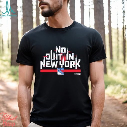 Official No Quit New York 2023 Stanley Cup Playoffs New York Rangers T Shirt