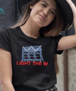 Obvious Shirts Merch Light The W Tee Chicago Cubs - AFCMerch