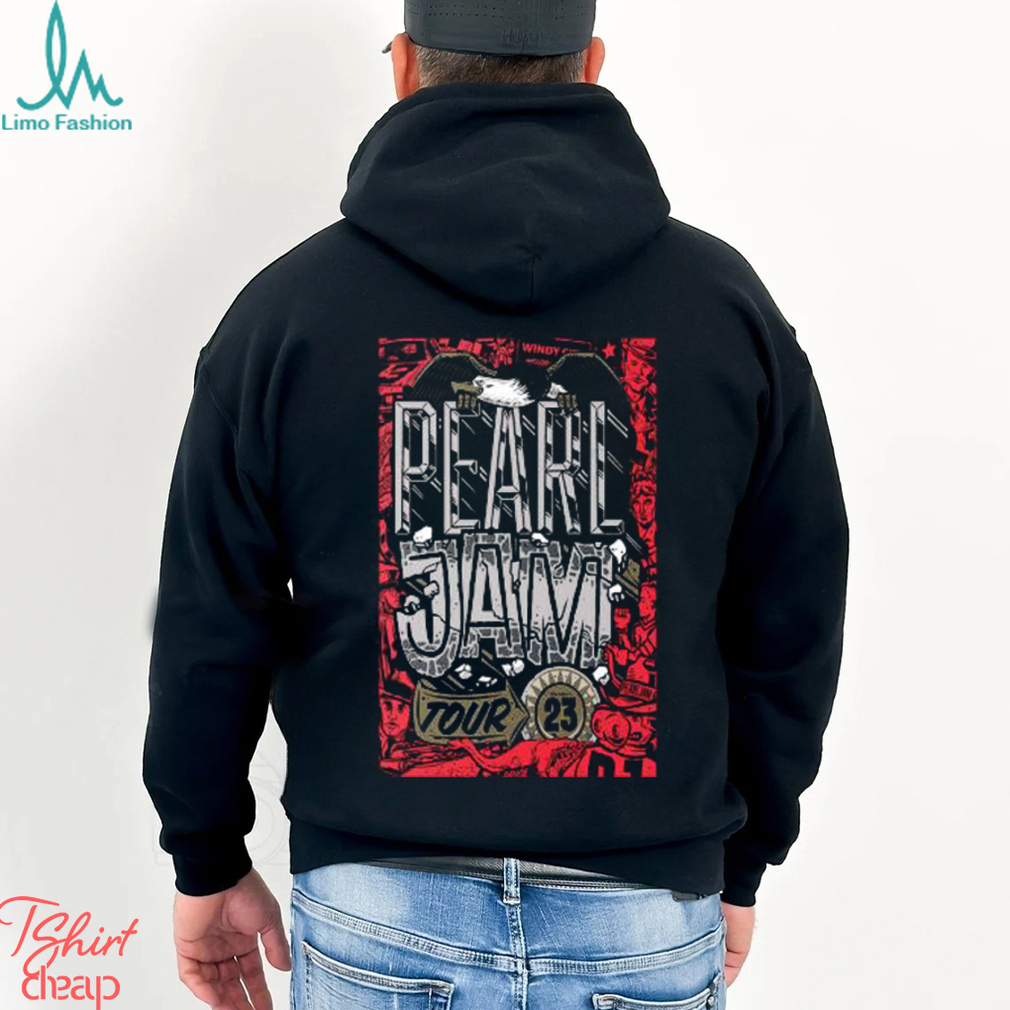 Pearl Jam Ten Club 2023 Tour Announcement Poster shirt, hoodie, sweater,  long sleeve and tank top