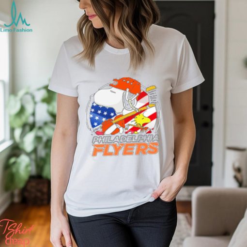 Official Philadelphia Flyers Ice Hockey Snoopy And Woodstock NHL shirt