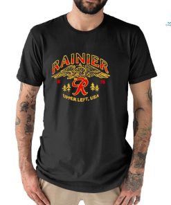 Official Rainier Beer Ace Upper Left Usa Shirt