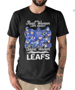 Official Real Women Love Hockey Smart Women Love The Leafs Shirt