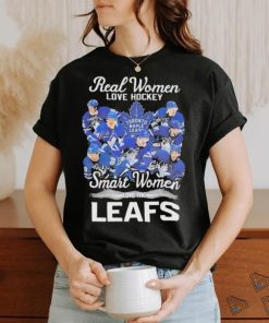 Official Real Women Love Hockey Smart Women Love The Leafs Shirt