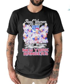 Official Real Women Love Hockey Smart Women Love The New York Rangers Shirt