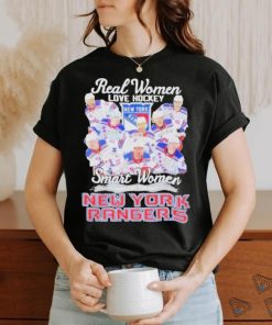 Official Real Women Love Hockey Smart Women Love The New York Rangers Shirt