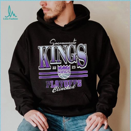 Official Sacramento kings 2023 NBA Playoffs Clinched tee shirt