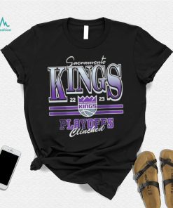Official Sacramento kings 2023 NBA Playoffs Clinched tee shirt