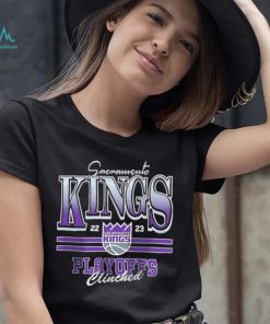 Official Sacramento kings 2023 NBA Playoffs Clinched tee shirt