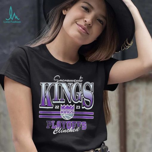 Official Sacramento kings 2023 NBA Playoffs Clinched tee shirt