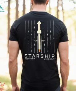 Official Starship Test Flight T Shirt