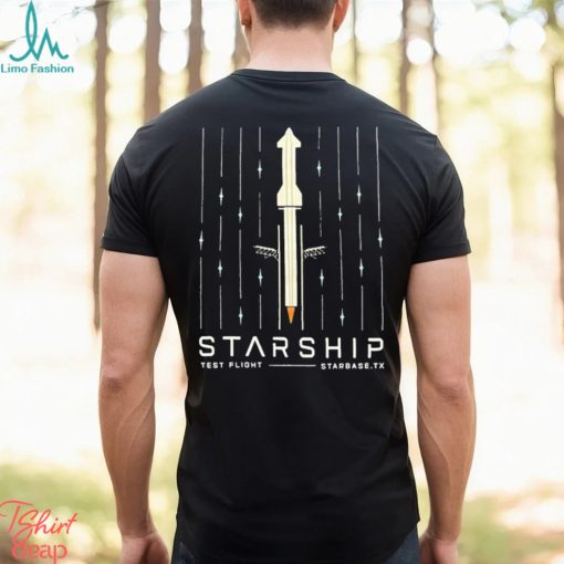 Official Starship Test Flight T Shirt