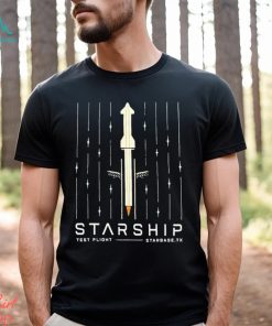 Official Starship Test Flight T Shirt