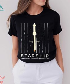 Official Starship Test Flight T Shirt