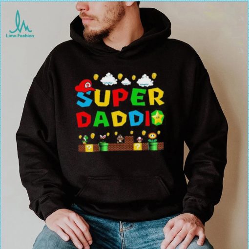 Official Super Daddio For Gamer Daddy Birth Day 2023 Shirt