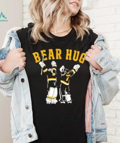 Official Swayman And Linus Bear Hug Boston Hockey 2023 Shirt