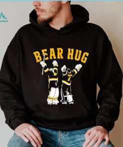 Official Swayman And Linus Bear Hug Boston Hockey 2023 Shirt