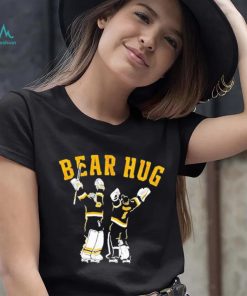 Official Swayman And Linus Bear Hug Boston Hockey 2023 Shirt