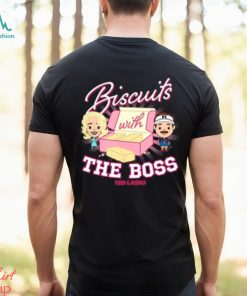 Official Ted Lasso and Rebecca Biscuits With The Boss Chibi S shirt