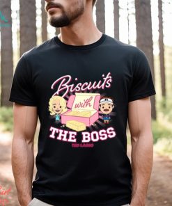 Official Ted Lasso and Rebecca Biscuits With The Boss Chibi S shirt