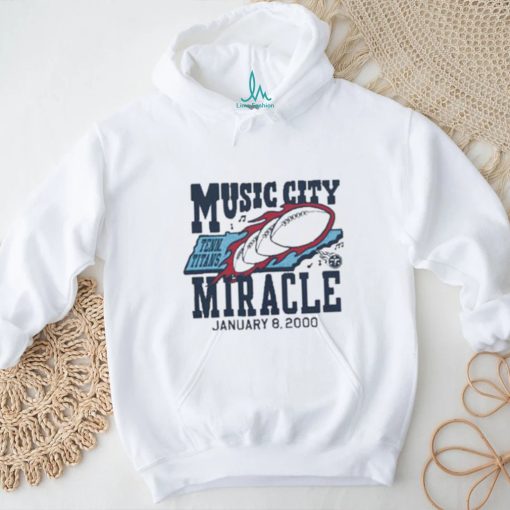 Official Tennessee Titans Music City Miracle T Shirt